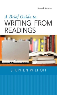Cover image: A Brief Guide to Writing from Readings 7th edition 9780134586557