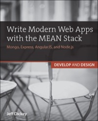 Omslagafbeelding: Write Modern Web Apps with the MEAN Stack 1st edition 9780133930153
