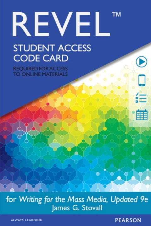 Cover image for book Revel Access Code for Writing for the Mass Media, Updated Edition