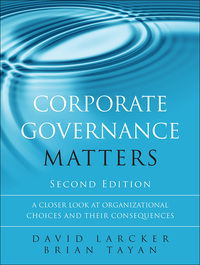 Cover image: Corporate Governance Matters 2nd edition 9780134031569
