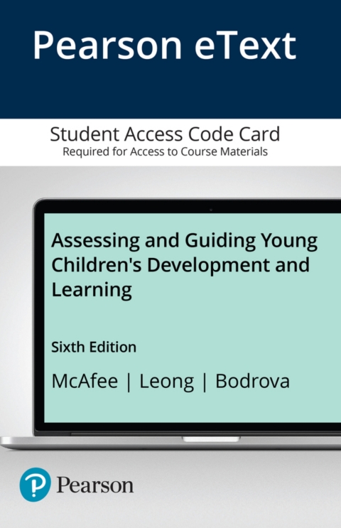 Cover image for book Assessing and Guiding Young Children's Development and Learning -- Enhanced Pearson eText