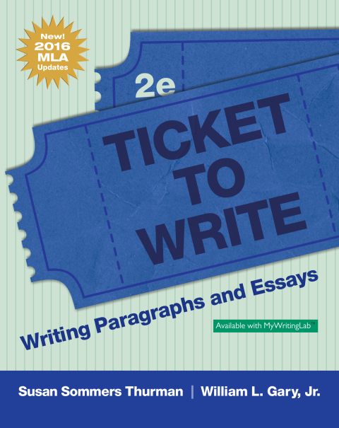 Cover image for book Ticket to Write: Writing Paragraphs and Essays