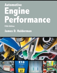Automotive Engine Performance 5th Edition Print Isbn 9780134074917 Etext Isbn 9780134066974 Vitalsource