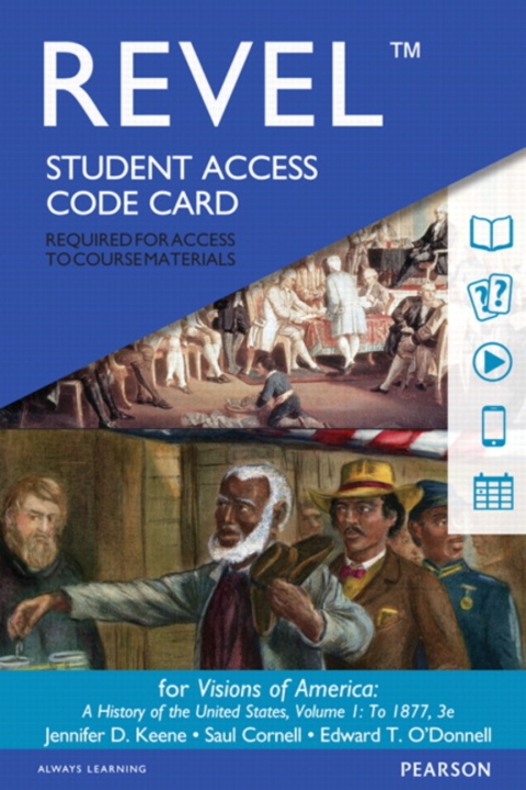 Cover image for book Revel Access Code for Visions of America: A History of the United States, Volume 1