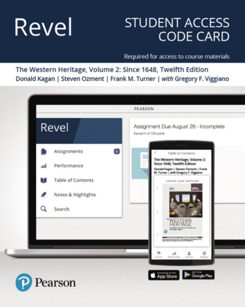 Cover image for book Revel Access Code for The Western Heritage, Volume 2