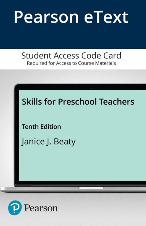 Cover image for book Skills for Preschool Teachers -- Enhanced Pearson eText