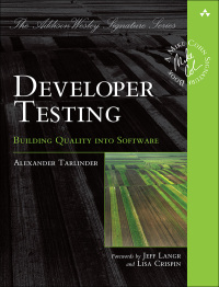 Cover image: Developer Testing 1st edition 9780134291062