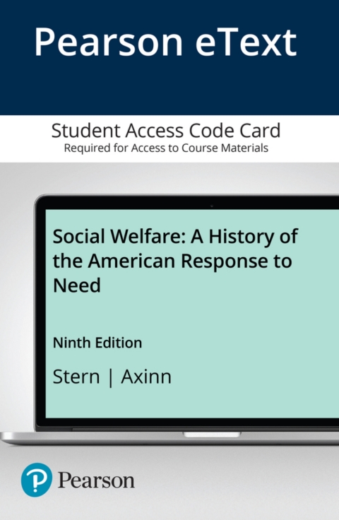 Cover image for book Social Welfare: A History of the American Response to Need -- Enhanced Pearson eText