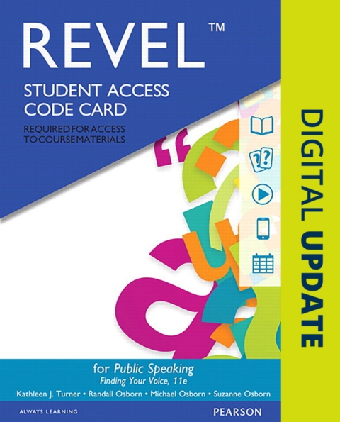 Cover image for book Revel Access Code for Public Speaking: Finding Your Voice
