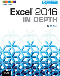 Excel 2016 In Depth Includes Content Update Program 1st