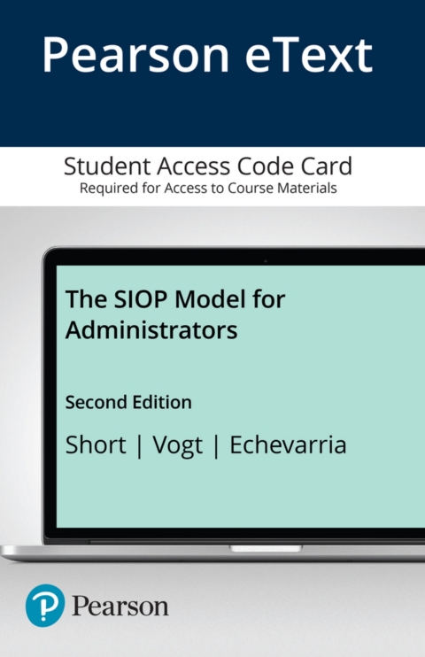 Cover image for book The SIOP Model for Administrators -- Enhanced Pearson eText