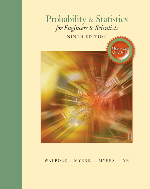 Cover image for book Probability & Statistics for Engineers & Scientists