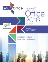 Cover image: Your Office: Microsoft Office 2016 Volume 1 1st edition 9780134320809