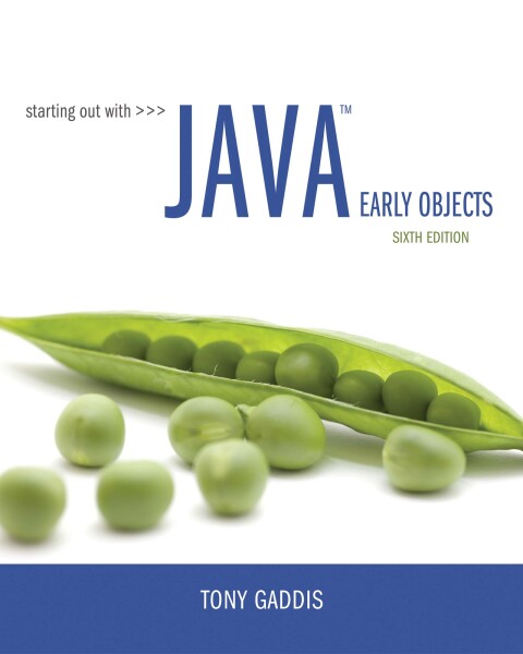 Cover image for book Starting Out with Java: Early Objects