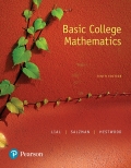Basic College Mathematics - Margaret L. Lial