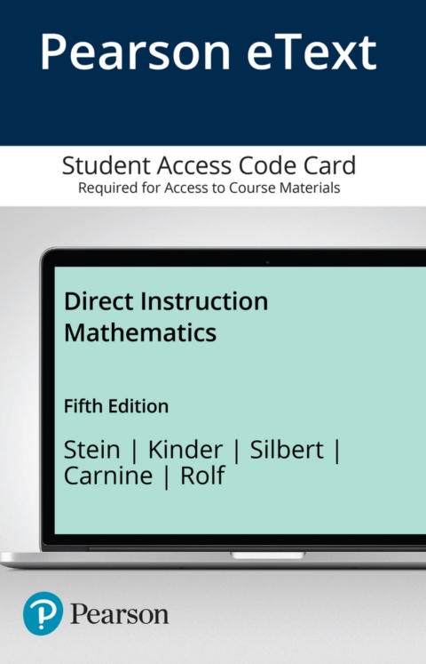 Cover image for book Direct Instruction Mathematics -- Enhanced Pearson eText