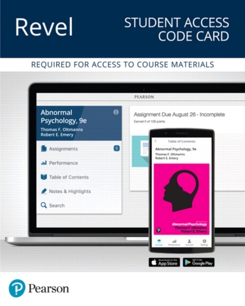 Cover image for book Revel Access Code for Abnormal Psychology