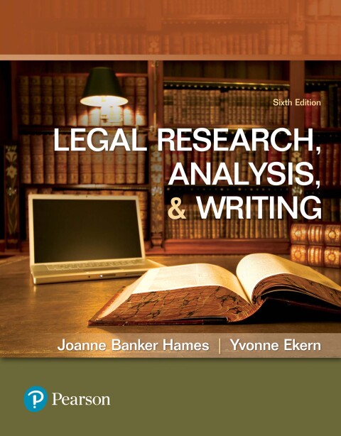 Cover image for book Legal Research, Analysis, and Writing