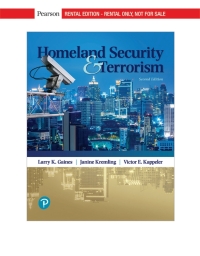 Homeland Security and Terrorism 2nd edition | 9780134549170 ...