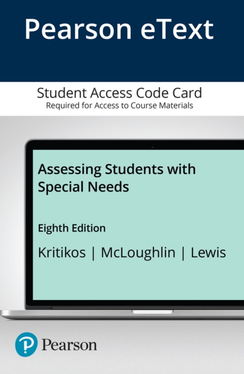 Cover image for book Assessing Students with Special Needs -- Enhanced Pearson eText