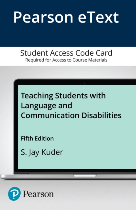 Cover image for book Teaching Students with Language and Communication Disabilities -- Enhanced Pearson eText