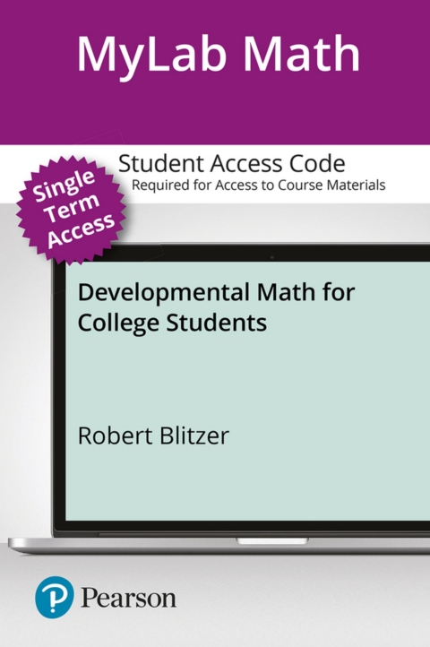 Cover image for book Developmental Mathematics- 12 Week Access Card