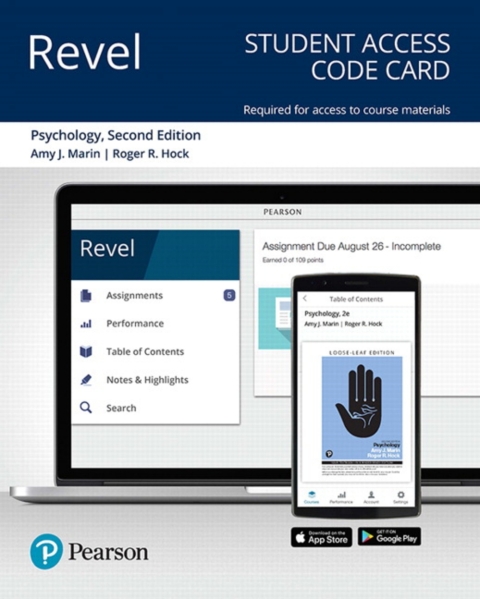 Cover image for book Revel Access Code for Psychology