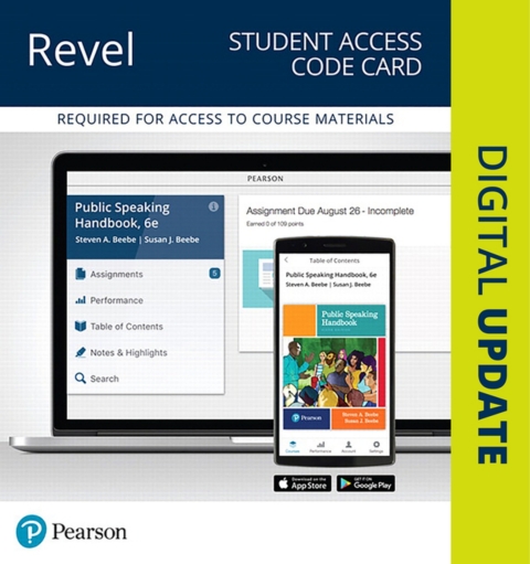 Cover image for book Revel Access Code for Public Speaking Handbook
