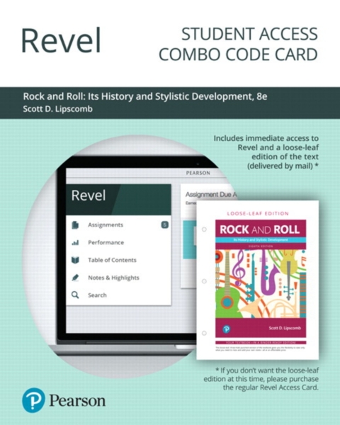 Cover image for book Revel + Print Combo Access Code for Rock and Roll: Its History and Stylistic Development