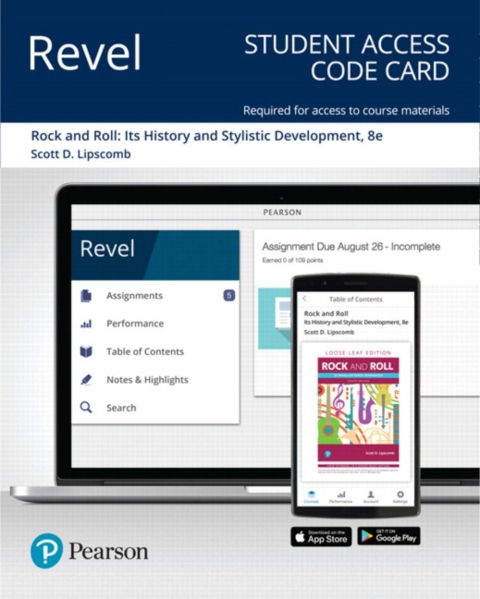 Cover image for book Revel Access Code for Rock and Roll: Its History and Stylistic Development