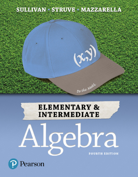 Cover image for book Elementary & Intermediate Algebra