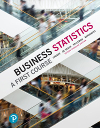 Business Statistics: A First Course (Canadian Edition) 2nd edition ...