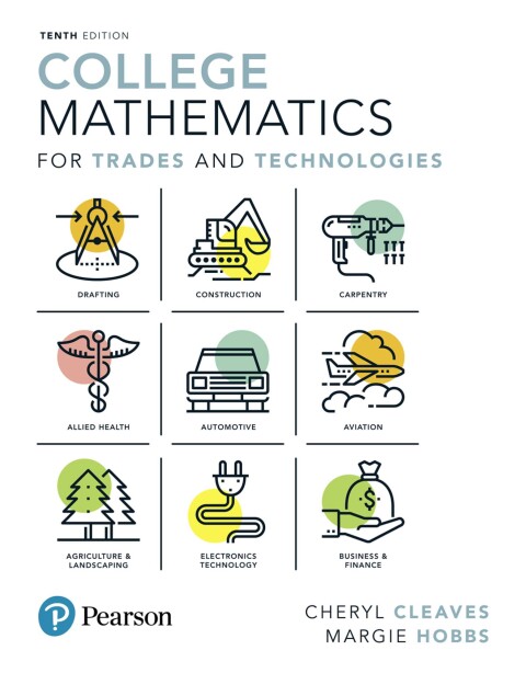 Cover image for book College Mathematics for Trades and Technologies