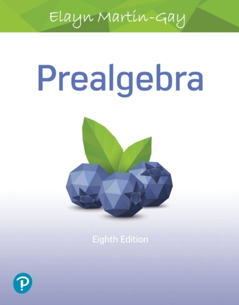 Cover image for book Prealgebra