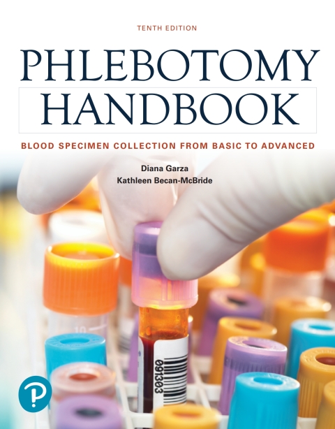 Cover image for book Phlebotomy Handbook: Blood Specimen Collection from Basic to Advanced (Pearson+)