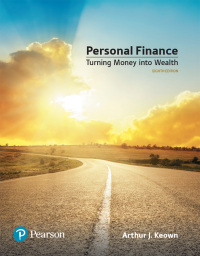 Cover image: Personal Finance 8th edition 9780134730363