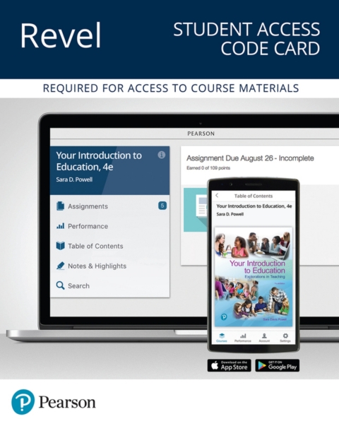 Cover image for book Revel Access Code for Your Introduction to Education: Explorations in Teaching