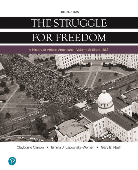 Cover image for book The Struggle for Freedom: A History of African Americans Since 1865, Volume 2