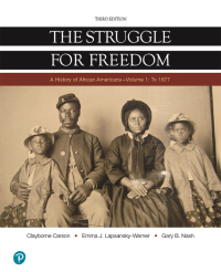 The Struggle for Freedom: A History of African Americans To 1877 ...