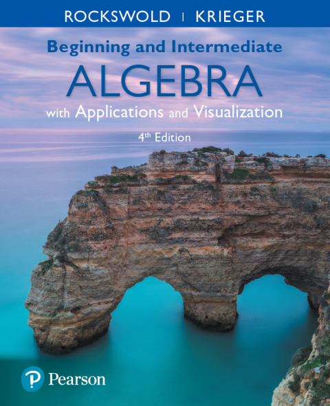 Cover image for book Beginning and Intermediate Algebra with Applications & Visualization