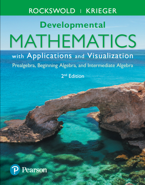 Cover image for book Developmental Mathematics with Applications and Visualization