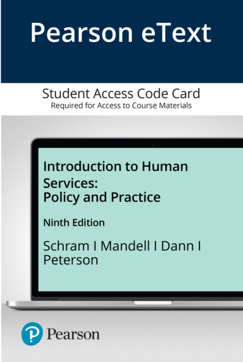 Cover image for book MyLab Helping Professions with Pearson eText Access Code for An Introduction to Human Services: Policy and Practice