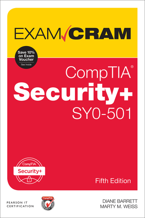 Cover image for book CompTIA Security+ SY0-501 Exam Cram