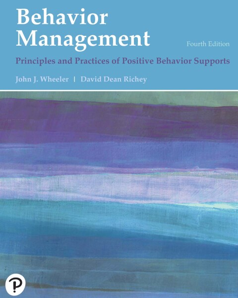 Cover image for book Behavior Management