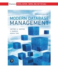 Modern Database Management 13th Edition | 9780134773650, 9780134792279 ...