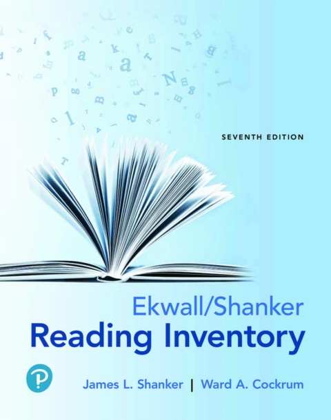 Cover image for book Ekwall/Shanker Reading Inventory (Pearson+)