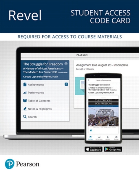 Cover image for book Revel Access Code for The Struggle for Freedom: The Modern Era Since 1930