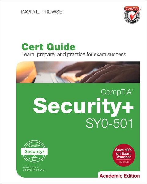 Cover image for book CompTIA Security+ SY0-501 Cert Guide, Academic Edition