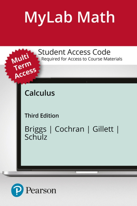 Cover image for book MyLab Math with Pearson eText Access Code (24 Months) for Calculus