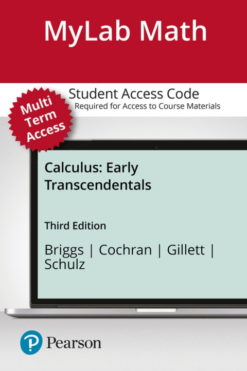 Cover image for book MyLab Math with Pearson eText Access Code (24 Months) for Calculus: Early Transcendentals